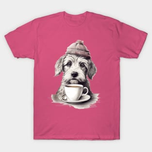 dog and coffee T-Shirt